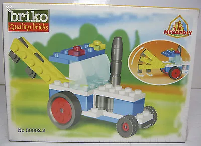 Vtg Briko Quality Bricks Tractor Made In Greece New Misb Sealed • $19.99