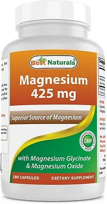 Best Naturals Magensium Glycinate 425 Mg 180 Veggie Capsules  • $15.99