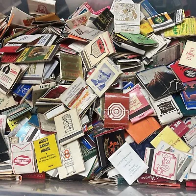 VTG Matchbooks & Boxes W/Matches Lot Of 60 Random Pulled Assorted Advertising • $14.97