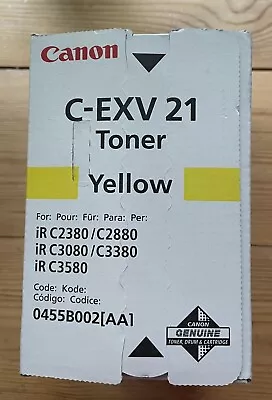 Canon Toner Cartridge C-EXV 21 Yellow • £40