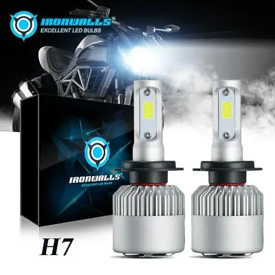 $17.50 • Buy IRONWALLS H7 LED Headlight For Yamaha YZF-R6 03-15 YZF-R1 07-14 Motorcycle Hi/Lo