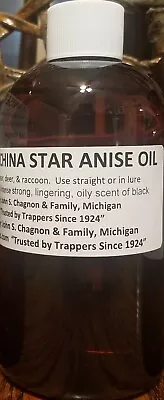 8 Oz Lenon's Anise Oil Trusted By Fisherman Hunters & Trappers Since 1924 • $33