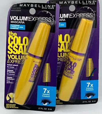 Maybelline Volum' Express The Colossal Mascara Pack Of 2 Choose • $14.99