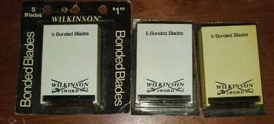 Wilkinson Sword 5 Bonded Razor Blades Razor Refills VINTAGE Made In England NEW! • $39.99