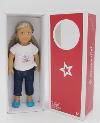 American Girl Mini 6  Doll #5 Blonde Hair Blue Eyes Truly Me Retired NEW In Box • $59.99