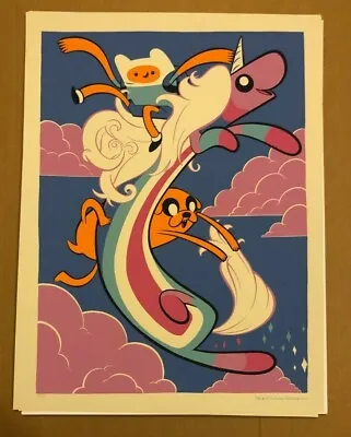 ADVENTURE TIME FINN & FIONNA Set Of 2 MONDO Poster Prints TINY KITTEN TEETH 2012 • $129