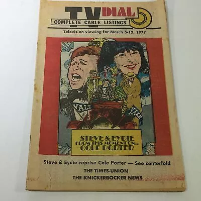 VTG TV Dial Complete Cable Listings March 5-12 1977 Steve & Eydie Cole Porter • $17.95