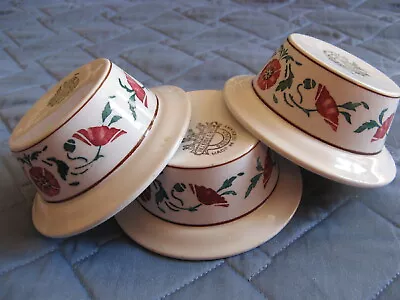 3 Vintage Villeroy & Boch Ramekin Bowls Dresdan Pattern • $29.26