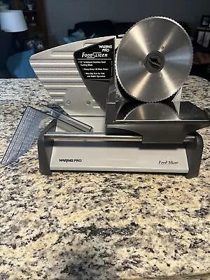 Waring Pro Professional Food Slicer Stainless Steel (Used) • $10.50