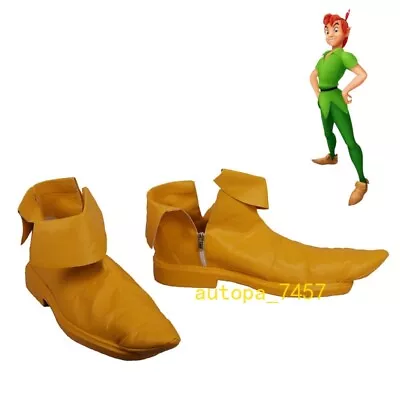 New Peter Pan Movie Cosplay Props Shoes Men Boots Gifts Cute Fashion Decor 1Pair • $52.61