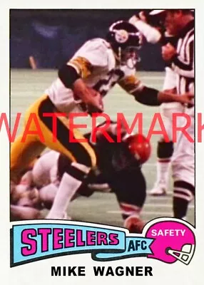 Mike Wagner 1975 Pittsburgh Steelers ACEO Custom Card + Back! • $7.99