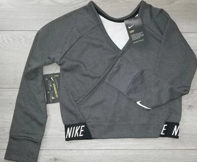 £19.99 • Buy Nike Girls Dri-fit Studio Reversible Po  Grey Jumper .size Uk-m