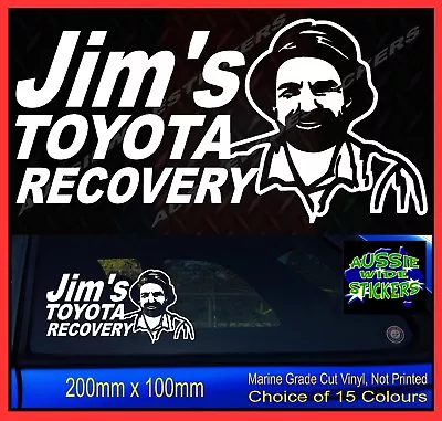 $6.90 • Buy Jims RECOVERY PATROL Stickers Accessories Ute 4x4 MX Funny Decal 200mm