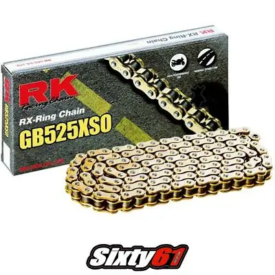 Suzuki GSXR 600 Gold Black Chain RK X-Ring XSO 150 Link 525 Extended Swingarm • $189
