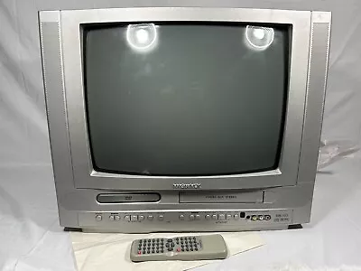 Magnavox 19MDTR20/17 19  CRT TV/DVD/VCR Combo With Remote Retro Video Gaming • $149.70