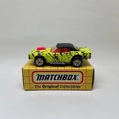 Matchbox-mb#1 Dodge Challenger-fluorescent-gold Wheels-yellow Box-mint • $11.99