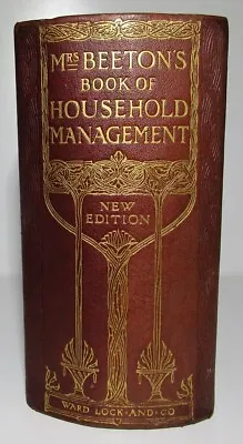 1915 MRS. BEETON'S BOOK Of HOUSEHOLD MANAGMENT Cookery Cooking Recipes Food Meat • $180.54