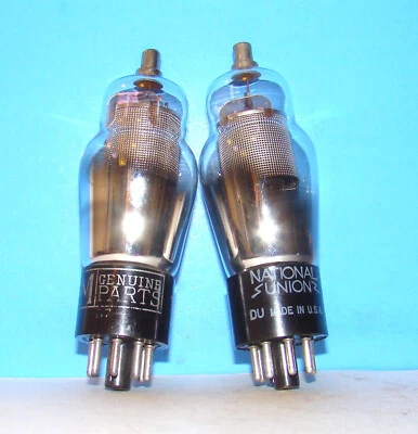 $79.99 • Buy No 6J7G GM NU Audio Radio Vintage Vacuum Tubes 2 Valves Tested ST Shape 6J7GT