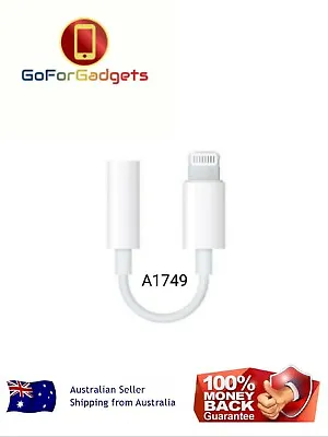 Genuine Apple Lightning To 3.5mm Headphone Audio Jack Adapter A1749 - AU Stock • $15.99