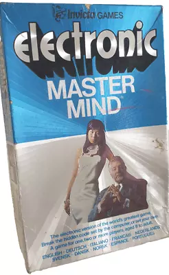 Electronic Mastermind Invicta Game Vintage 1970'S Game With Box - Untested • £12