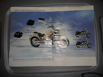 $22.82 • Buy BMW R 1200 C R1200C Motorcycle Equipment Accessories Poster Brochure 
