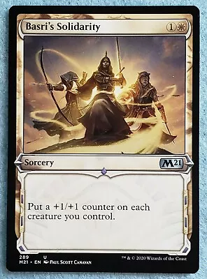 MTG Collectors Core Set 2021 BASRI'S SOLIDARITY 289 U (Showcase) M/NM • $0.99