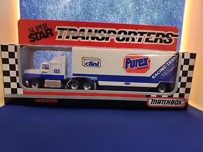 1993 NASCAR Matchbox Super Star Transporters Purex Dial Racing Team  • $5