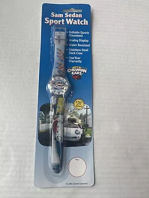 Vintage 1996 The Chevron Cars SAM SEDAN Wrist Watch RARE Factory Sealed • $16.99