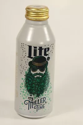 Miller Light Beer Aluminum Bottle - St. Patrick's Design • $3.89