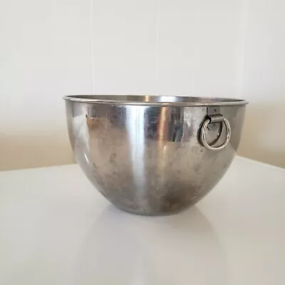 Vtg Revereware Stainless Steel Mixing Bowl With Hanging Ring • $7.95