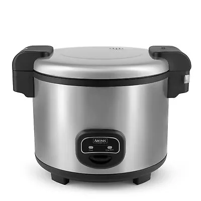 60-Cup (Cooked) (30-Cup UNCOOKED) Commercial Rice Cooker Stainless Steel Ext... • $179.07