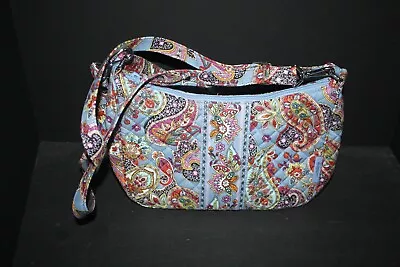 Vera Bradley PROVANCE PAISLEY Frannie Crescent Crossbody Purse  NWT EXACT • $48.75