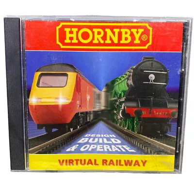 Hornby Virtual Railway CD-Rom  Design Build & Operate Jewel Case • £1.99