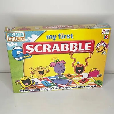 *Sealed* My First Scrabble Mr. Men & Little Miss Edition (Mattel 2008) • £29.99