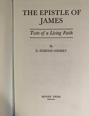 The Epistle Of James • $7.75