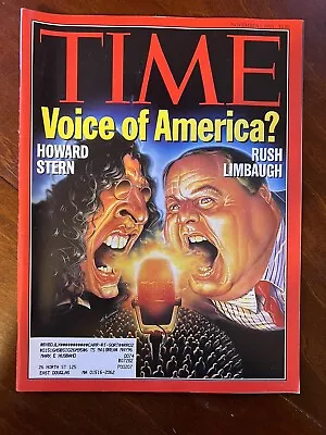 Time Magazine (November 1 1993) (Voice Of America Howard Stern Rush Limbaugh) • $12.99