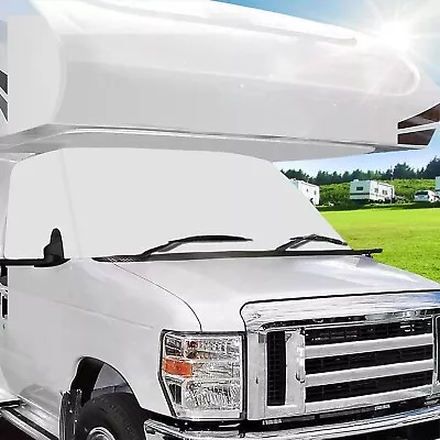 Mofeez RV Windshield Cover Compatible With Class C Ford 1997-2022 UV Block Offe • $36.39