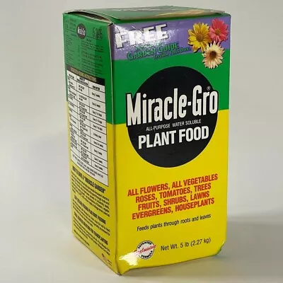 Miracle-Gro Water Soluble All Purpose Plant Food 5 Lbs. For All Vegetable • $4.99