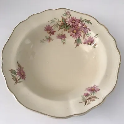 $15 • Buy J&G Meakin England Sunshine Pretty Daisy Design Bowl With Gold Scalloped Edging