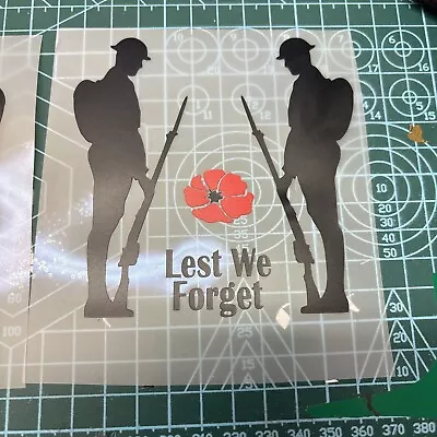 Tamiya Trucks Lest We Forget Rear Cab Decals • £4