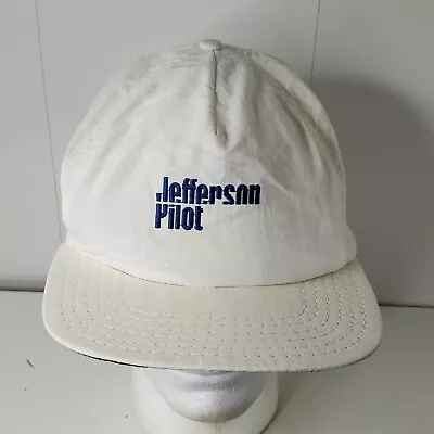 VTG Jefferson Pilot Life Insurance Snapback Hat Baseball Cap Embroidered Logo • $12.99