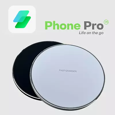 Wireless Charger Pad For Apple IPhone X SE XS XR 11 12 13 14 Mini Pro Max Phones • £6.75