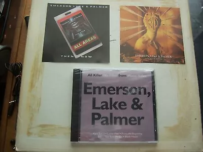 LOT Of EMERSON LAKE & PALMER (3) US **ALL PROMO** CD's For 1 BID!!  NM Discs!! • $9.99