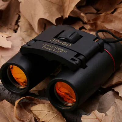 Mini Day Night Vision Binoculars 30x60Zoom For Outdoor Hunt Folding Telescope • $9.99