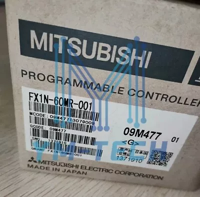 NEW Mitsubishi Melsec FX1N-60MR-001 (FX1N60MR001) Programmable Logic Controller • $125