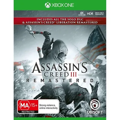 Assassin's Creed III Remastered  - Xbox One • $44