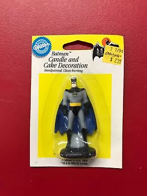 Wilton 1992 DC Comics Batman Candle And Cake Decoration • $10