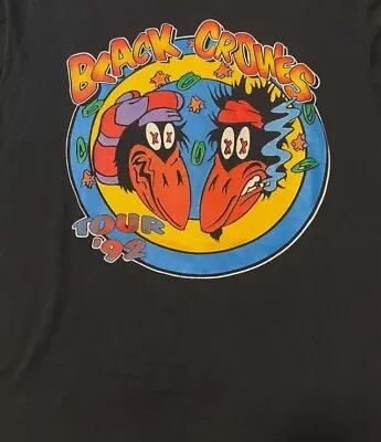 VTG THE BLACK CROWES 1992 TOUR Black All Size Gift Shirt New New Shirt • $27.99