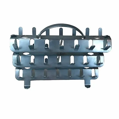 Vintage Mid Century Zierold Blue Aluminum 42 Spool Thread Caddy Rack Holder • $17.97