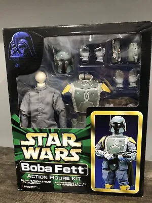 Vintage TOMY Marmit 1997 Star Wars BOBA FETT 12  Action Figure Kit ~ Open Box • $79.99